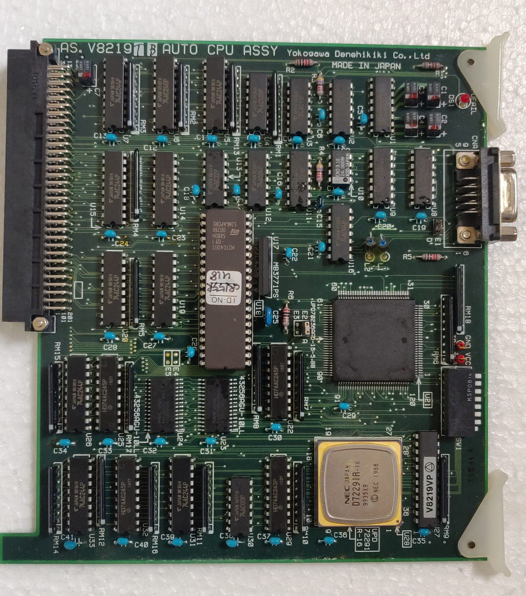 YOKOGAWA V219TB AUTO CPU ASSY AUTOPILOT PCB CARD