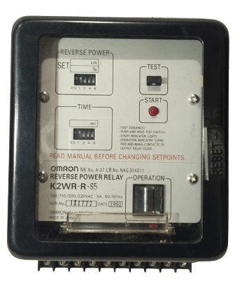 Omron REVERSE POWER RELAY K2WR-R-S5